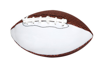 american football include hand made clipping path