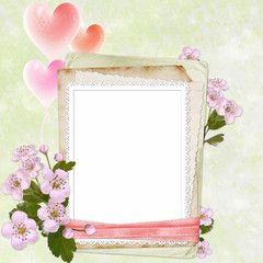 Framework for photo or congratulation