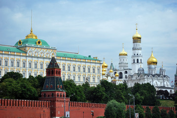 Fototapeta na wymiar Les remparts du Kremlin