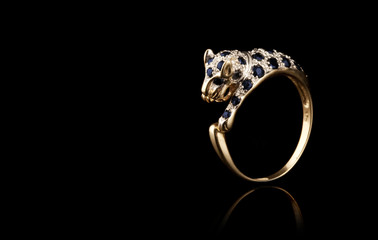 Golden Ring with Tiger