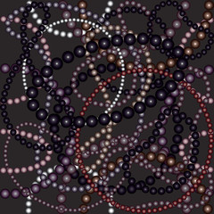 Background with pearl beads