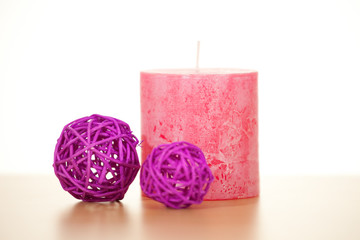 Pink Kugeln