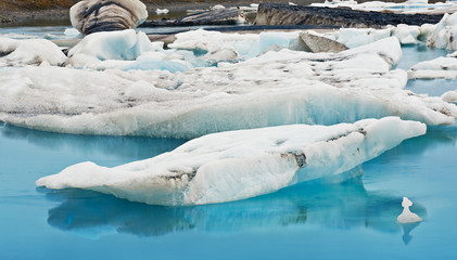 Obraz premium Jokulsarlon Glacial Lagoon, Vatnajokull, Iceland