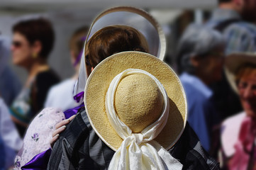 chapeau de paille féminin,costume