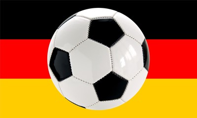 Obraz premium football and german flag