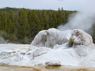 Cratère de geyser