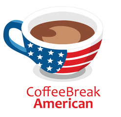 Vector American Coffee break