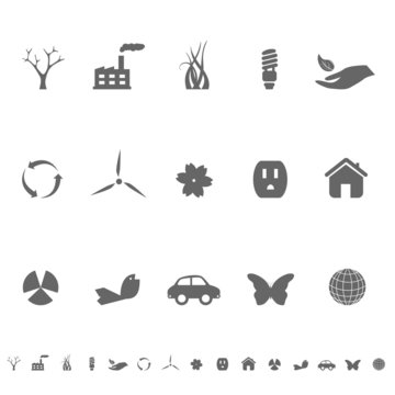 Ecoloy and Environment Symbols