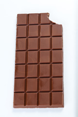 tasty chocolate with milk bar