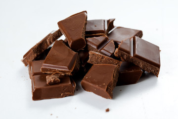tasty chocolate with milk bar