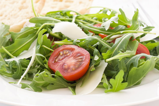 Rucola Salat mit Pecorino