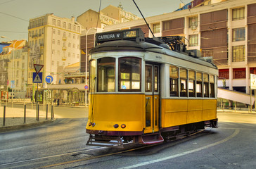 Fototapeta na wymiar Lisbon Street Car