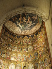 Fototapeta na wymiar Ołtarz Starego katedrze w Salamance