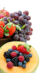 Berries and melons