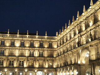 Plaza Mayor de Salamanca por la noche