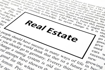 Obraz premium real estate