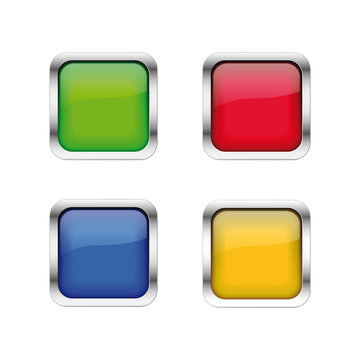Set of buttons for web design