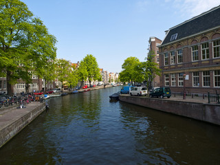 Fototapeta premium Amsterdam Canal