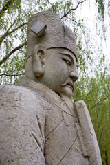 chine,beijing : voie des esprits, tombeau des ming
