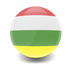 Esfera brillante con bandera La Rioja