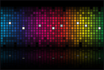 Abstract rainbow - colored vector background