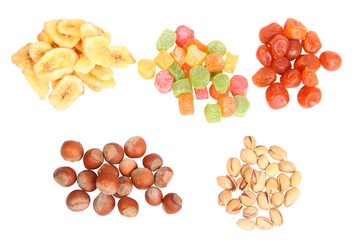 Kumquat, pineapple and bananas