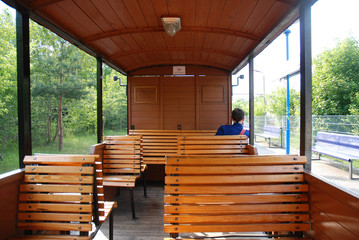 Holzwagen Parkeisenbahn