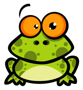 Little Frog Cartoon Character