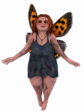 Weinbliche Fantasie Figur