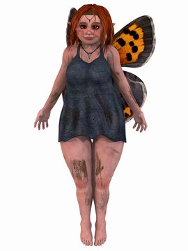Weinbliche Fantasie Figur