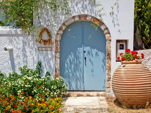 Entrance to greek house, Speces