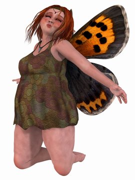 Weinbliche Fantasie Figur