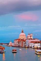 Poster Basilica of Santa Maria della Salute at sunset, Venice © sborisov