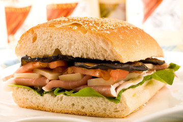Multi layered sandwich