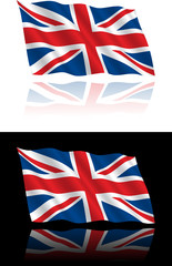 British Flag Flowing