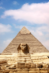 Sphinx and the Great Pyramid