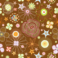 Flower summer pattern