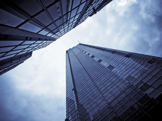 Fototapeta na wymiar Modern City Skyscrapers