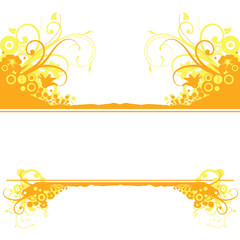 Yellow Floral Background
