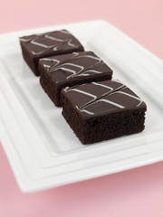 Chocolate Mud Cake Slices