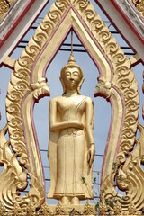 Fototapeta premium Buddha image, Wat Ban Sra, Kantarawichai, Mahasarakam