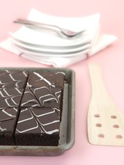 Chocolate Mud Cake Slices