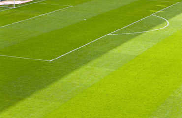 Obraz premium Fußballfeld, Strafraum, Torraum
