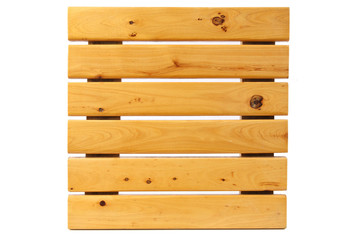 square wooden foot fall