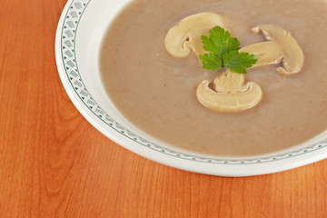 Cream of mushroom soup