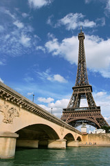 Fototapeta na wymiar Eiffel Tower.