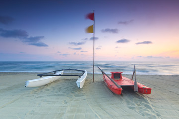 Beach scenic, Viareggio, Italy