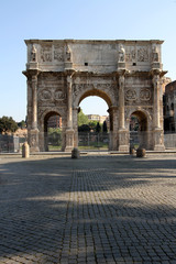 Fototapeta na wymiar Arch of Constantine in Rome