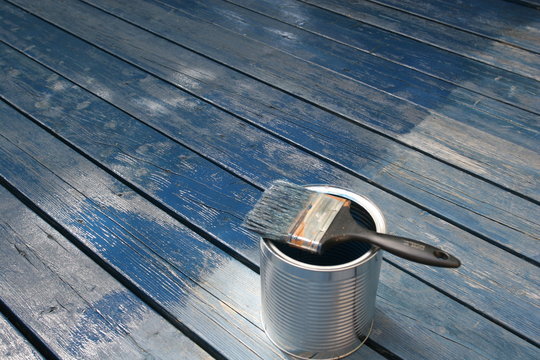 Can with wood protection glaze