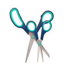 Set of scissors isolated on a white background